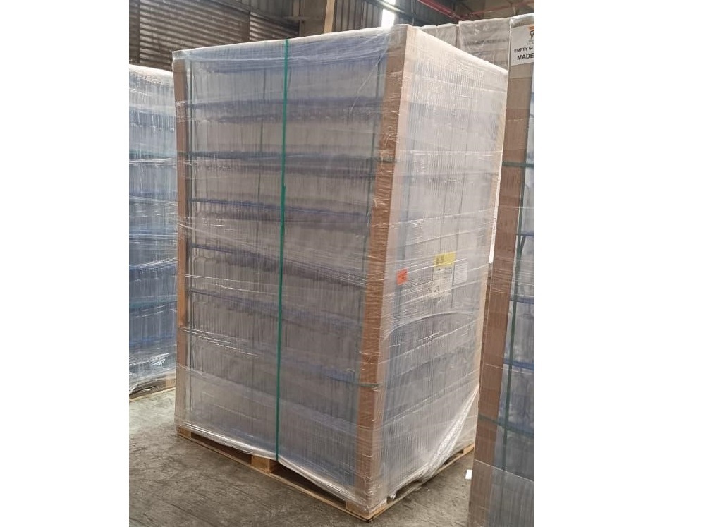 Glass Bottle Exports Side View